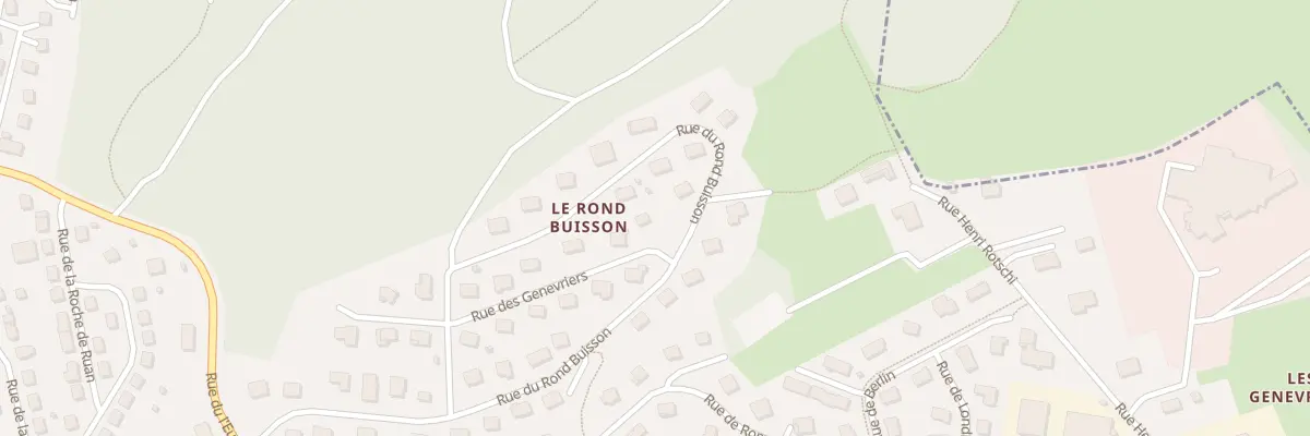 Plan du 11 Rue des Genevriers à Maîche
