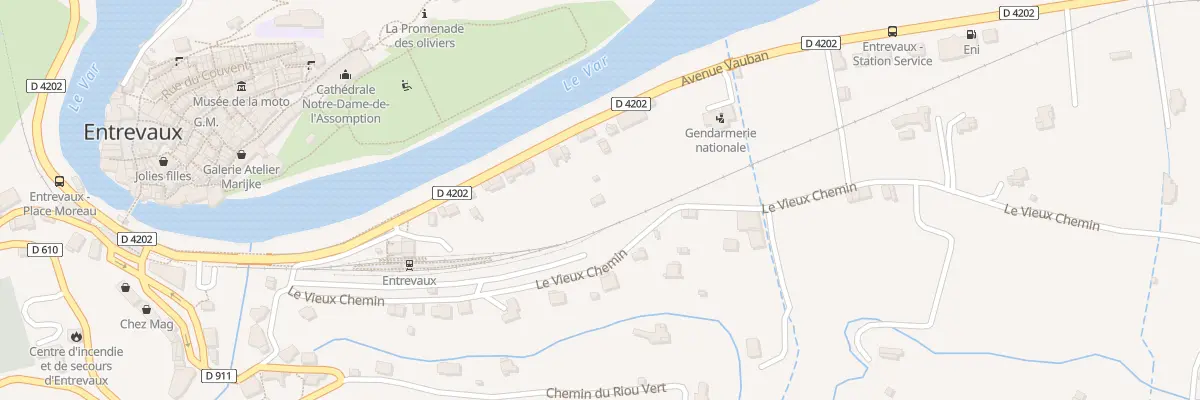 Plan du 446 Av de Vauban à Entrevaux