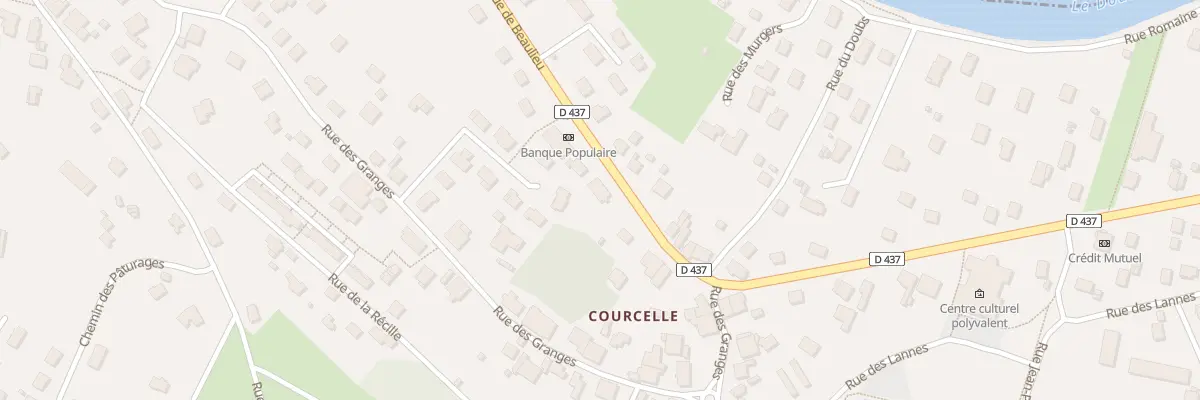Plan du 48 Rue de Beaulieu à Mandeure