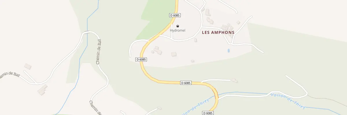 Plan du 38 Che des Amphons à Escragnolles