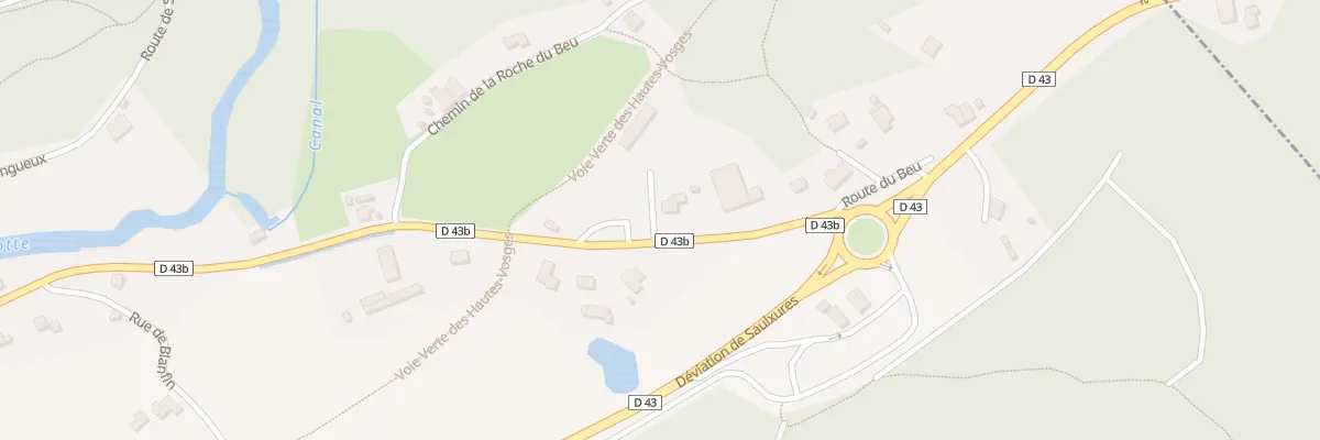 Plan du 701 Rte du Beu à Saulxures-sur-Moselotte
