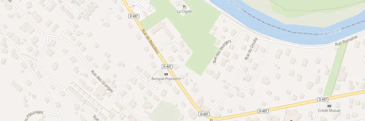 Plan du 4 Rue des Ansanges à Mandeure