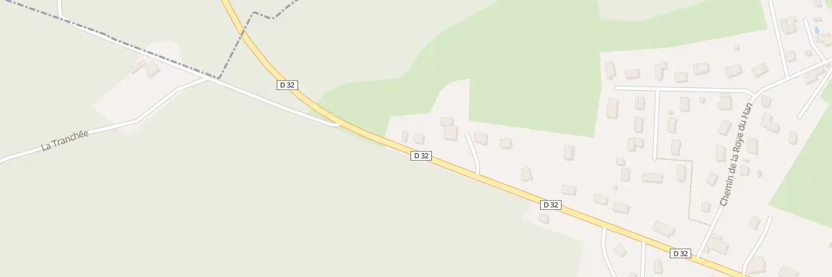 Plan du 60 Rte de Rambervillers à La Salle