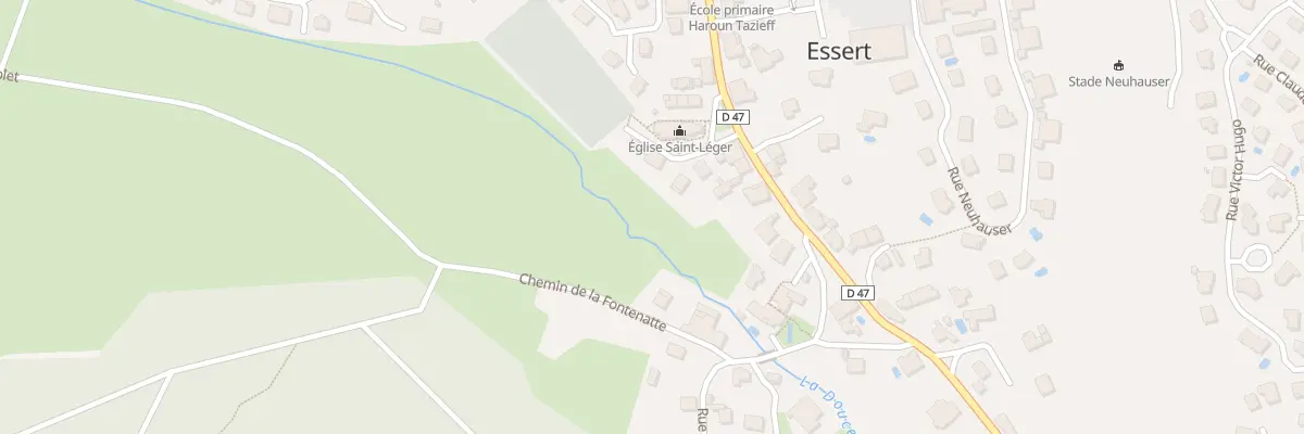 Plan du 30 Rue de Lattre de Tassigny à Essert