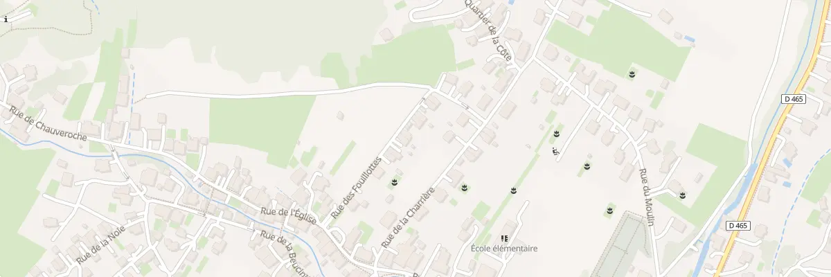 Plan du 8 Rue des Fouillottes à Lepuix