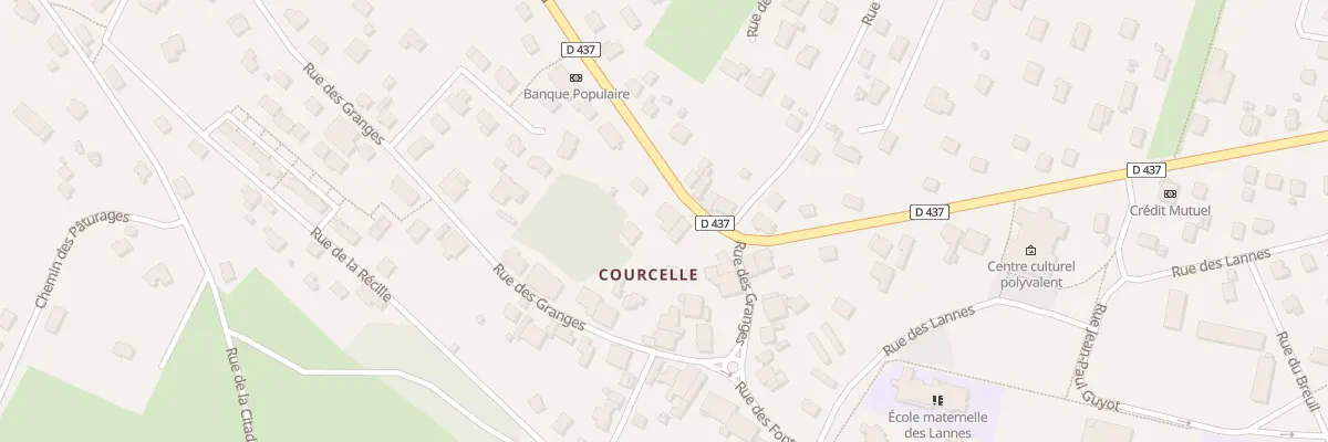 Plan du 54 Rue de Beaulieu à Mandeure