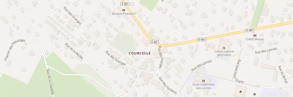 Plan du 2 Rue des Fontenis à Mandeure
