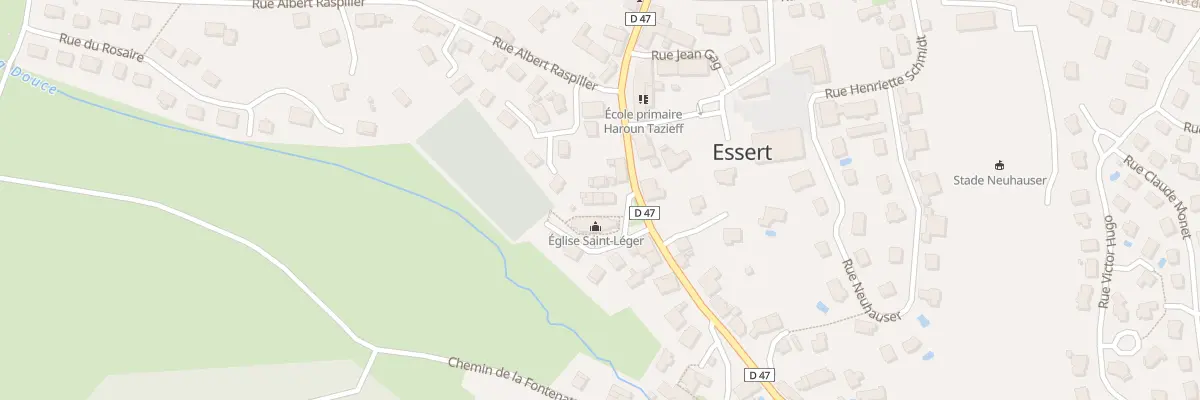 Plan du 20 Rue de Lattre de Tassigny à Essert