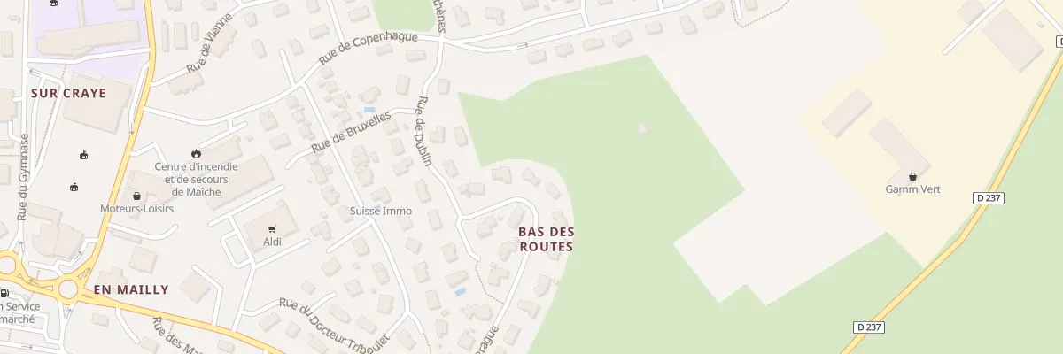 Plan du 3 Rue de Prague à Maîche