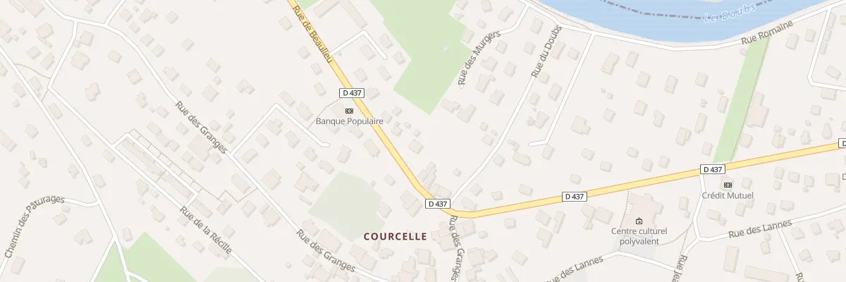 Plan du 35 Rue de Beaulieu à Mandeure