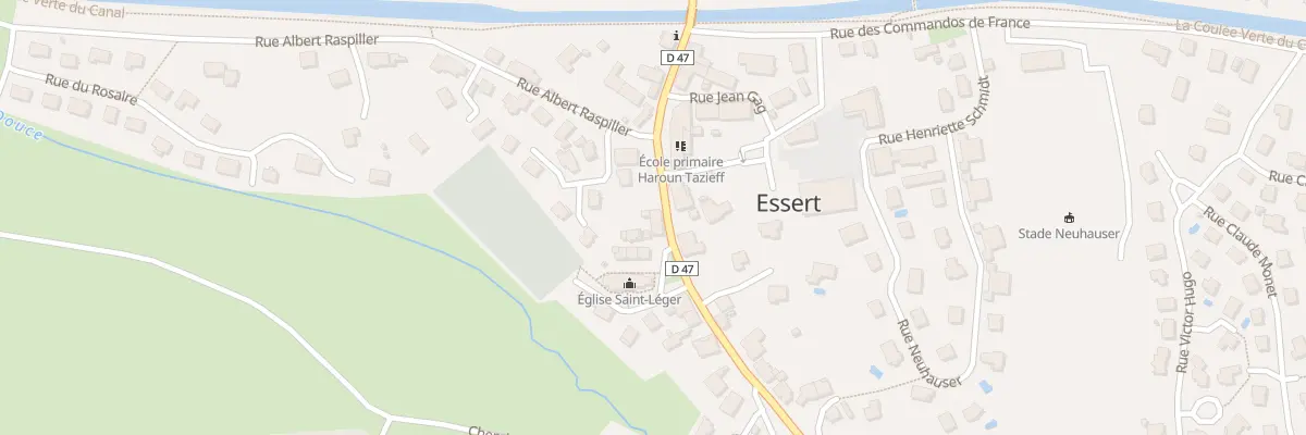 Plan du 16 Rue de Lattre de Tassigny à Essert