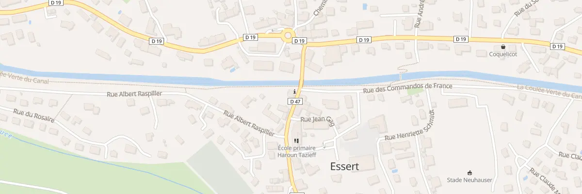 Plan du 6 Rue de Lattre de Tassigny à Essert