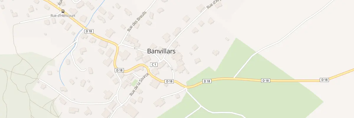 Plan du 3 Rue des Esserts à Banvillars