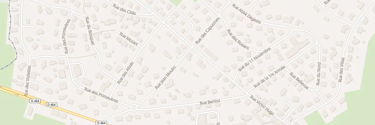 Plan du 21 Rue Victor Hugo à Charquemont