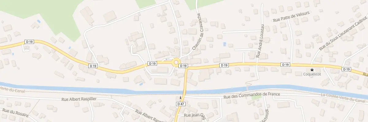 Plan du 50 Rue du Gal de Gaulle à Essert