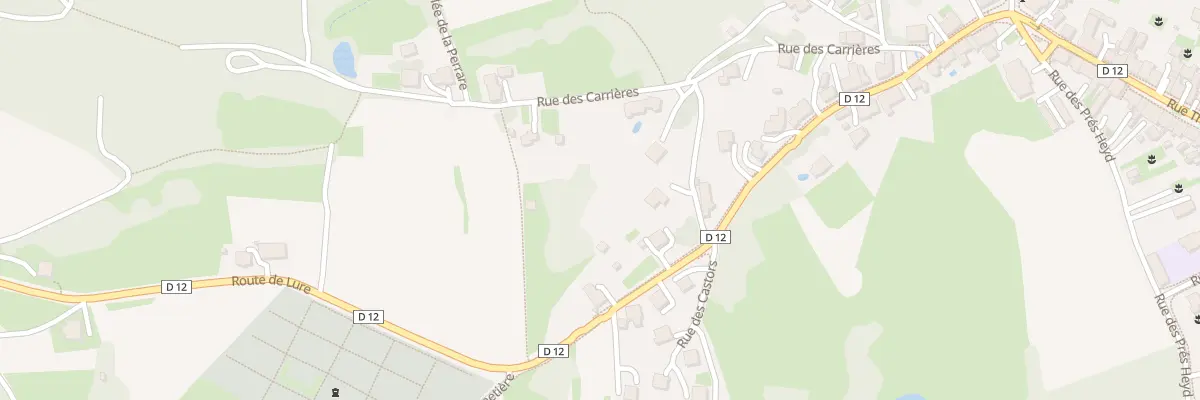 Plan du 11 Rue des Carrières à Giromagny