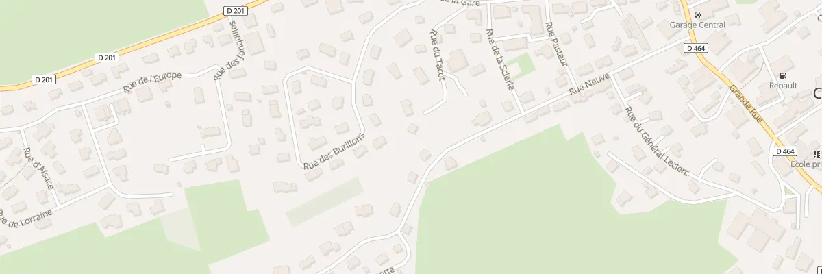 Plan du 12 Rue du Tacot à Charquemont