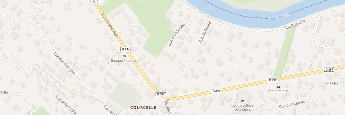 Plan du 8 Rue des Murgers à Mandeure