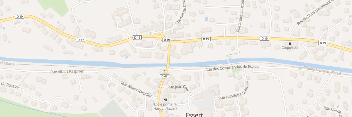 Plan du 5 Rue de Lattre de Tassigny à Essert