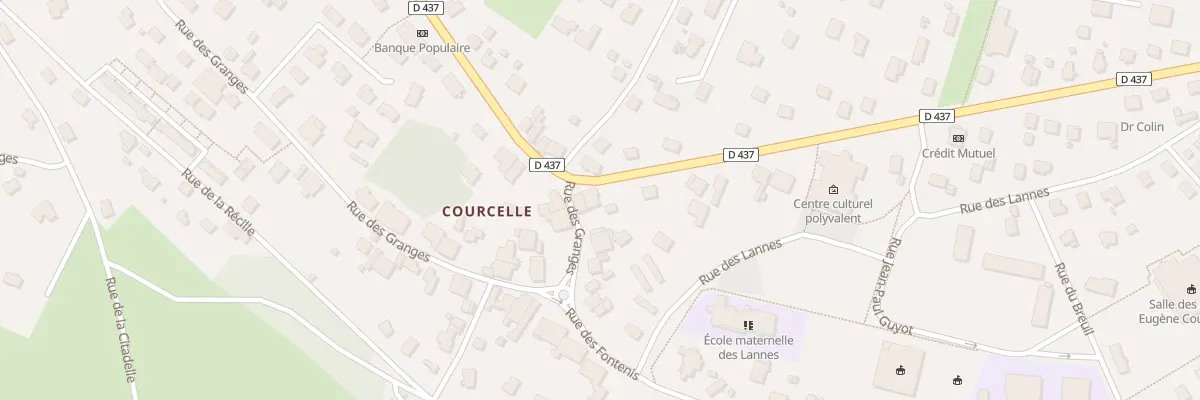 Plan du 62 Rue de Beaulieu à Mandeure