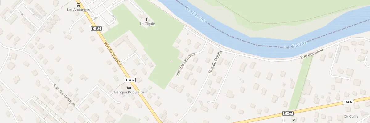Plan du 6 Rue des Murgers à Mandeure