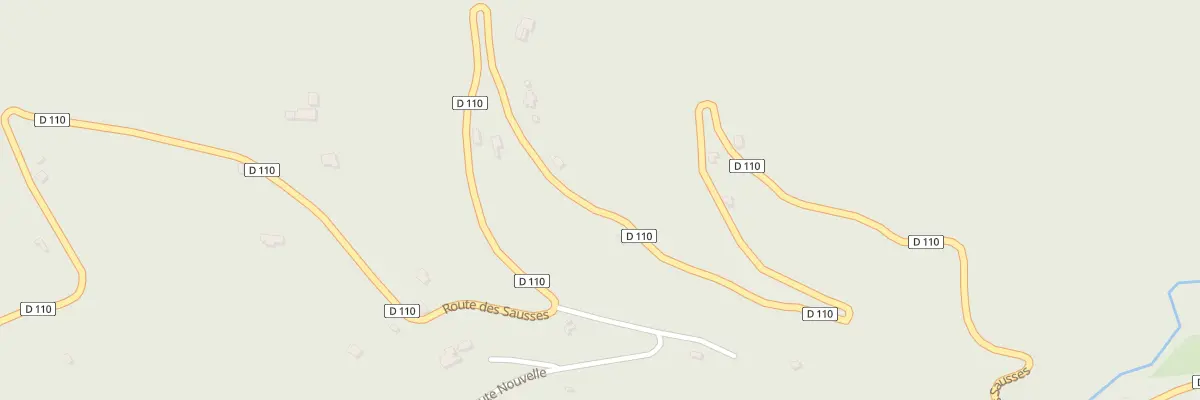 Plan du 1859 Rte des Sausses au Mas