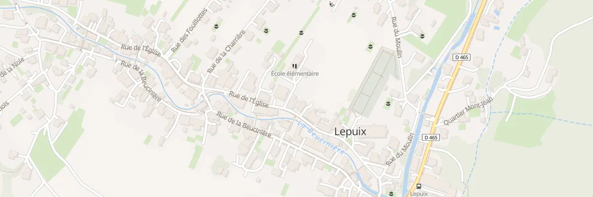 Plan du 18 Rue de l’Eglise à Lepuix