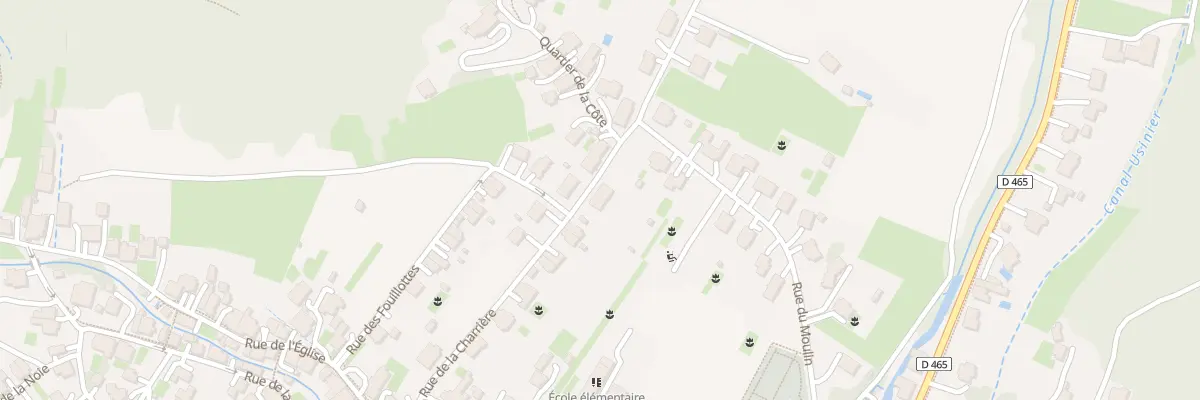 Plan du 22 Rue de la Charrière à Lepuix