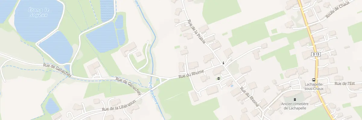 Plan du 20B Rue du Rhôme à Lachapelle-sous-Chaux