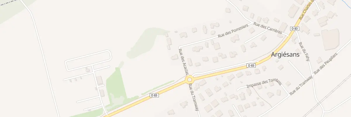Plan du 1 Rue des Acacias à Argiésans