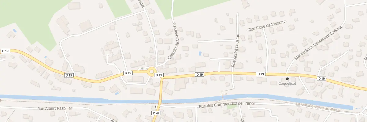 Plan du 54 Rue du Gal de Gaulle à Essert