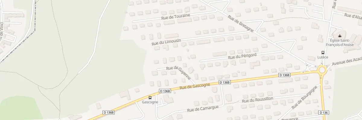 Plan du 6 Rue de Guyenne à Grand-Charmont