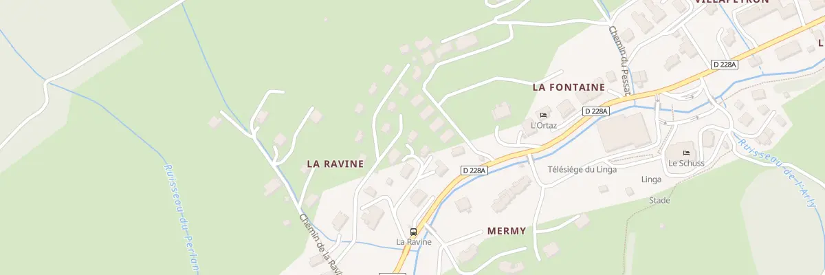 Plan du 748 Rte de Pré la Joux à Châtel