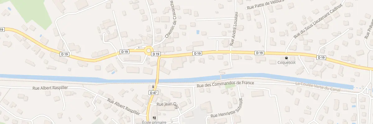 Plan du 37 Rue du Gal de Gaulle à Essert