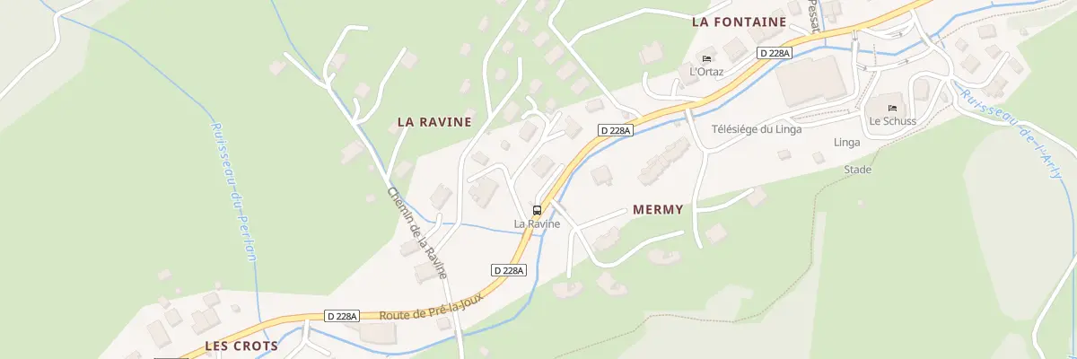 Plan du 716 Rte de Pré la Joux à Châtel