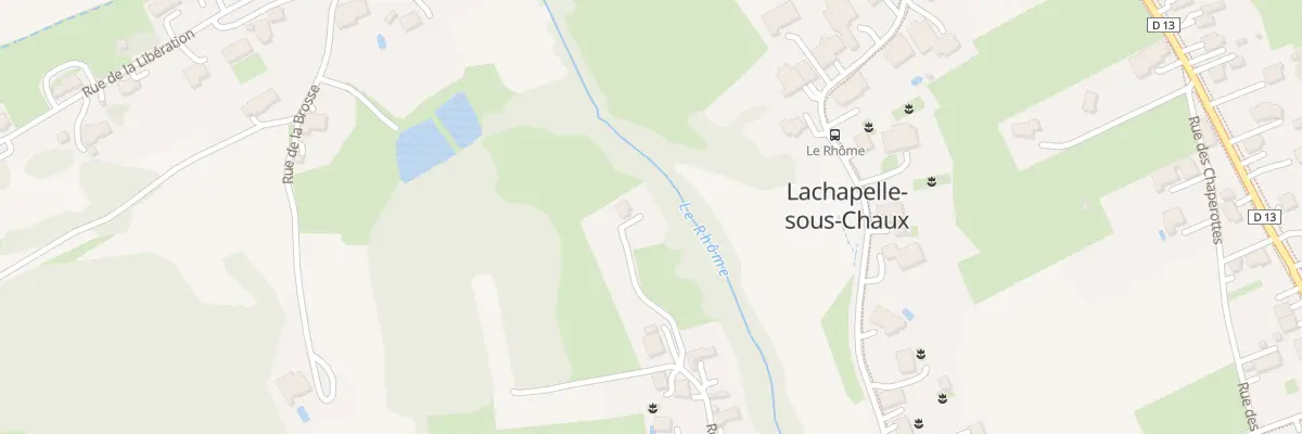 Plan du 10 Rue de la Colline à Lachapelle-sous-Chaux
