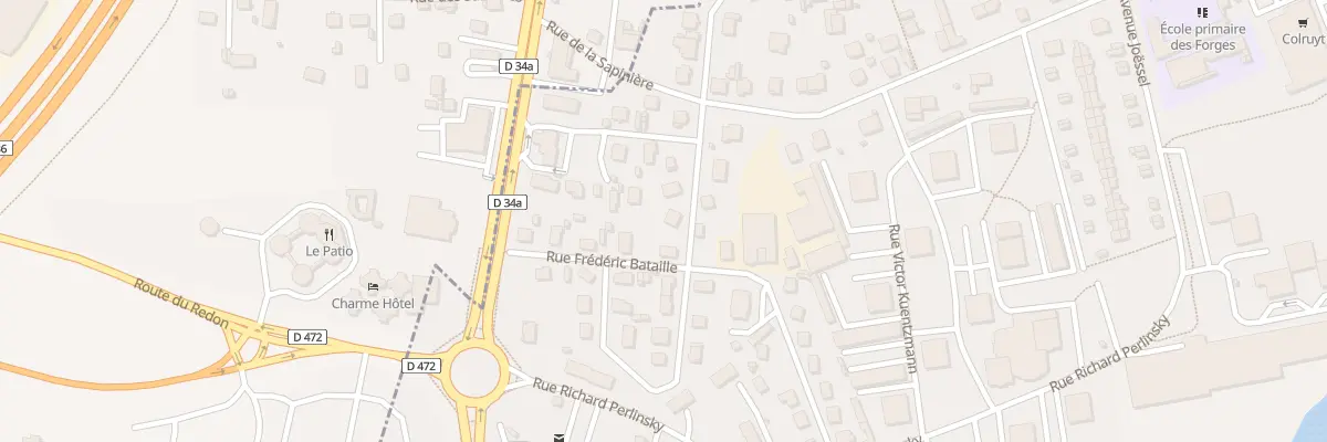 Plan du 18 Rue de l’Epargne à Audincourt
