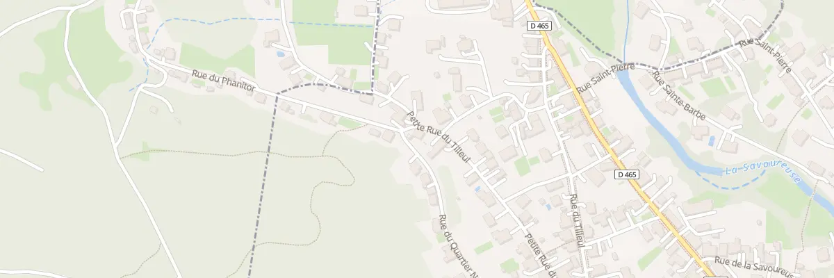 Plan du 25 Ptr Petite Rue du Tilleul à Giromagny