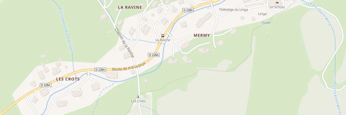 Plan du 711 Rte de Pré la Joux à Châtel