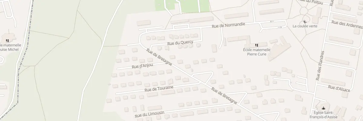 Plan du 14B Rue de Bretagne à Grand-Charmont