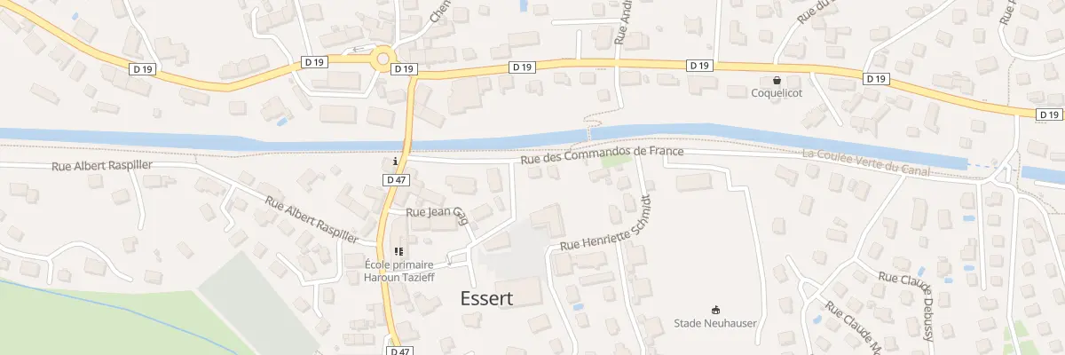 Plan du 1B Rue des Commandos de France à Essert