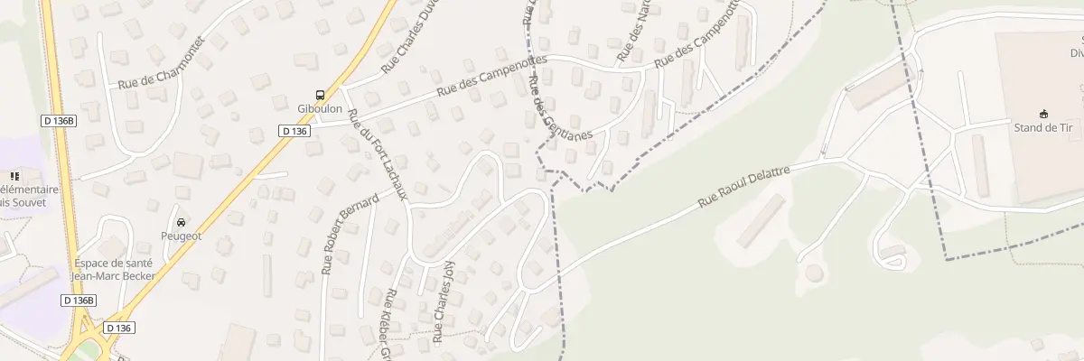 Plan du 5B Rue Raoul Delattre à Sochaux
