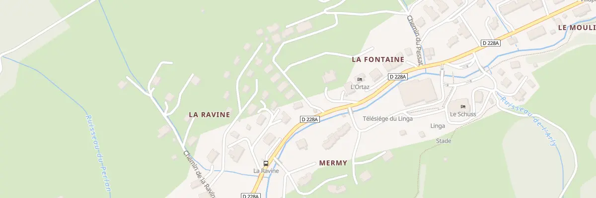 Plan du 550 Rte de Pré la Joux à Châtel