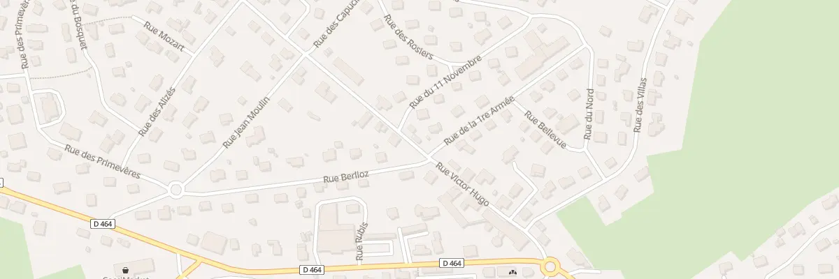 Plan du 14 Rue Victor Hugo à Charquemont
