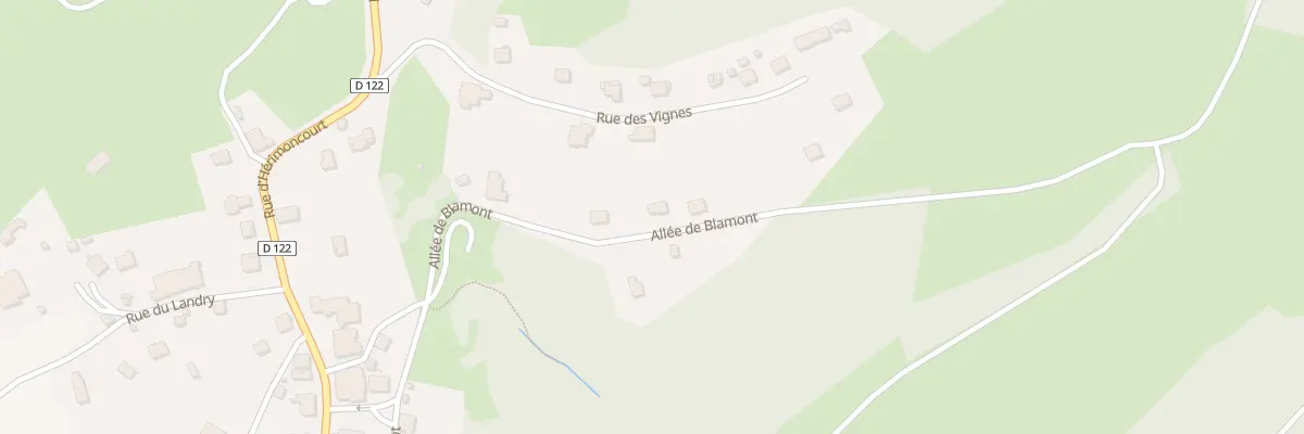 Plan du 12 All de Blamont à Autechaux-Roide