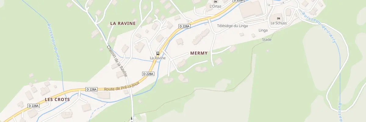 Plan du 705 Rte de Pré la Joux à Châtel