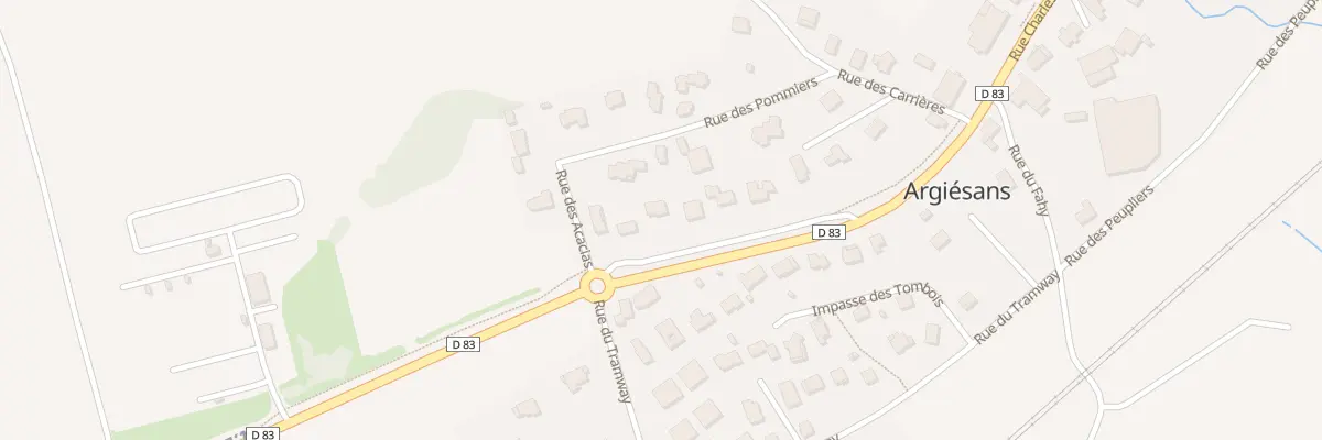 Plan du 22 Rue Charles de Gaulle à Argiésans