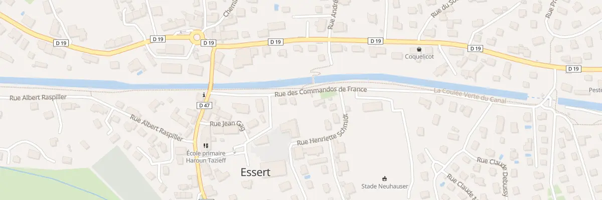Plan du 1T Rue des Commandos de France à Essert