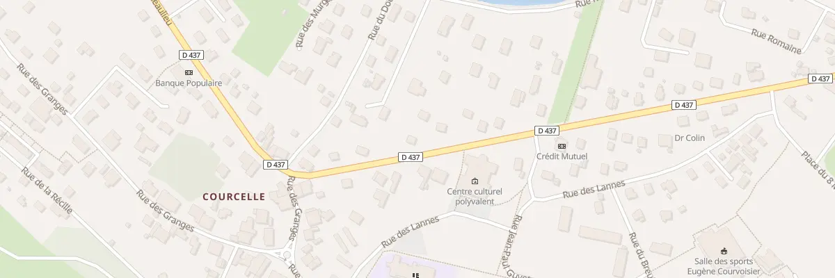Plan du 55 Rue de Beaulieu à Mandeure
