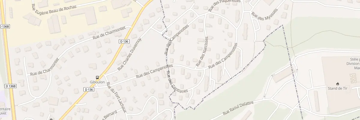 Plan du 11 Rue des Campenottes à Grand-Charmont